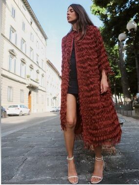 Fringe Long Coat